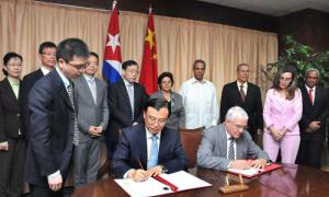 Kuba y China acuerdo