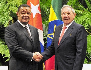 Raul y presidente etiopia